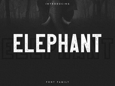 Elephant Font Family